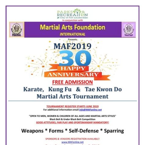 MAF2019 Free Martial Arts Tournament
